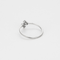 STONE - Bague "Croix" en or gris et diamants