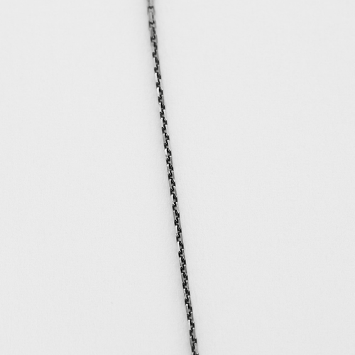 STONE PARIS - Náhrdelník z šedého zlata a černěného zlata