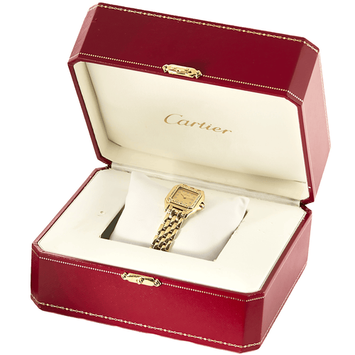 Montre Cartier Montre Panthere en or jaune et diamants 58 Facettes DV23181-1