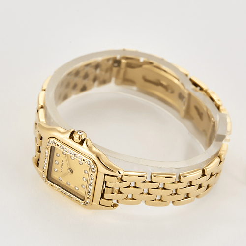 Montre Cartier Montre Panthere en or jaune et diamants 58 Facettes DV23181-1