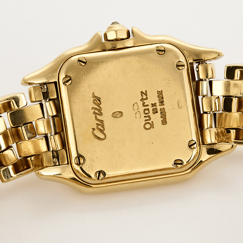 Cartier Ceas Panthere din aur galben și diamante