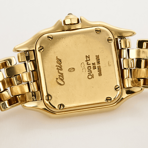 Montre Cartier Montre Panthere en or jaune et diamants 58 Facettes DV23181-1