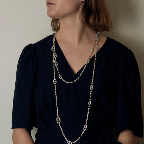 Hermes - Farandole - Sautoir em Prata. 160.