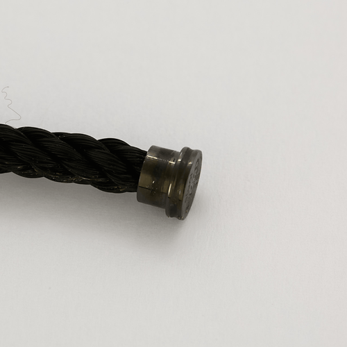 FRED - Force 10 - Model mare - Brățară din aur roz și nailon negru