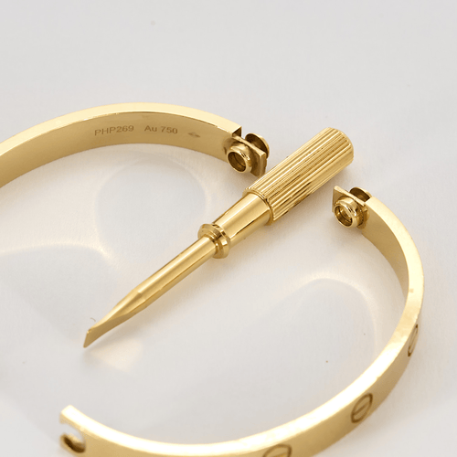 Bracelet Cartier - Love - Bracelet jonc en or jaune. Classique 58 Facettes DV22900-5