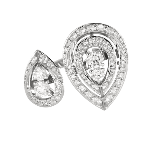 Chaumet - Nachtwachten Toi & Moi - Groot model - Ring van witgoud en diamanten