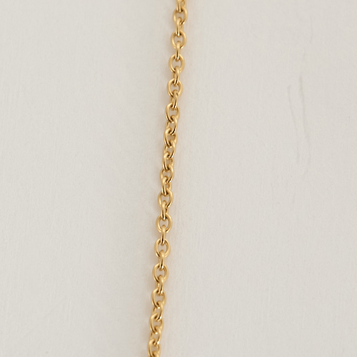 玫瑰金项链和钻石