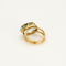 Bague 45 Bague en or jaune et aigue marine facettée 58 Facettes DV23466-4-45-3