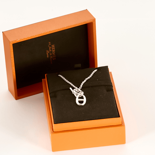 HERMES - Chaine d'ancre - Colar pendente em Prata