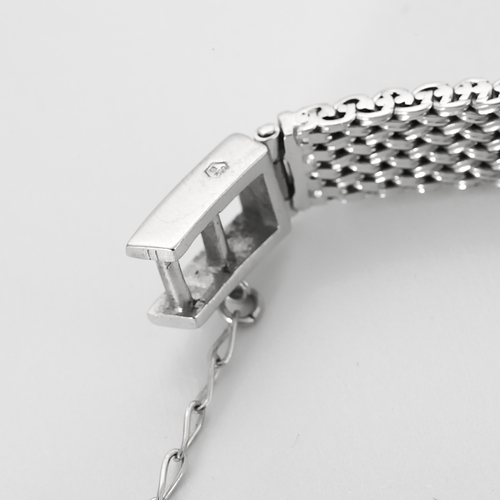 OMEGA - Damklocka i vitt guld och diamanter