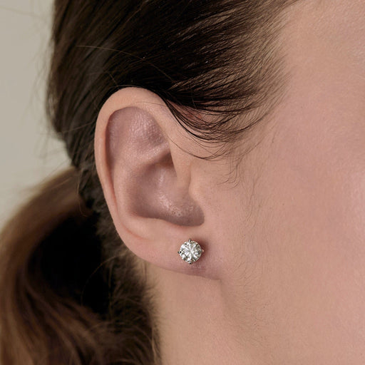 Cartier - Pendientes 1895 - oro blanco y diamantes.