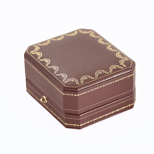 Cartier - 耳钉 1895 - 白金和钻石。