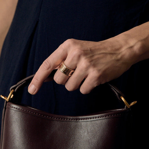 Bulgari - B Zero - Flexible ring in yellow gold