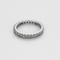 Bague 57 Alliance en or gris et diamants 58 Facettes DV1834-10