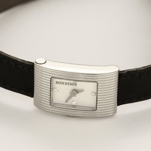 Montre BOUCHERON - Reflet - Montre en acier et diamants 58 Facettes DV23126-1