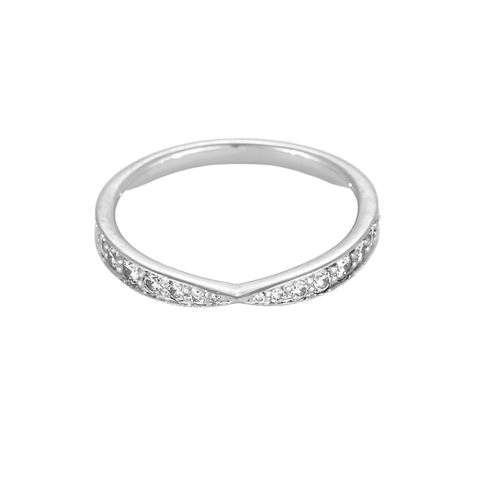 Tiffany & Co - Harmony - Anillo de matrimonio en platino y diamantes