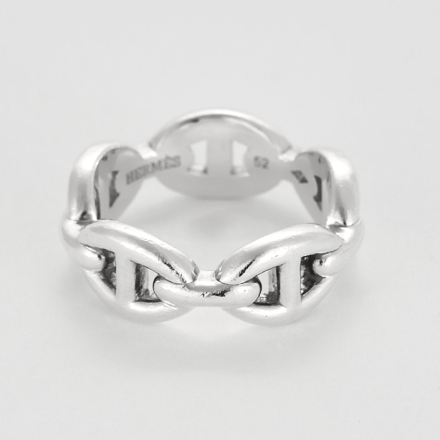 Hermès rings Chaîne d'Ancre - Luxury jewelry certified - 58 Facettes