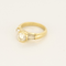Bague 51 Bague solitaire en or jaune et diamants 58 Facettes DV25249-2-51-2