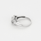 Bague 50 Bague "Fleurs" en or gris 14K et diamants 58 Facettes DV24448-4-50-2