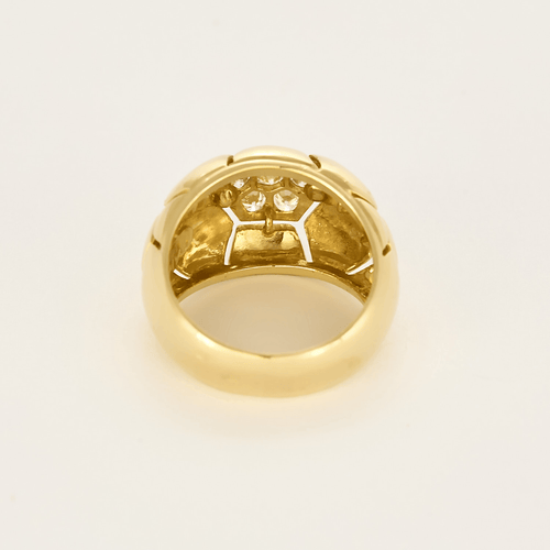 Bague 55 ALDEBERT- Bague en or jaune et diamants 58 Facettes DV25249-1