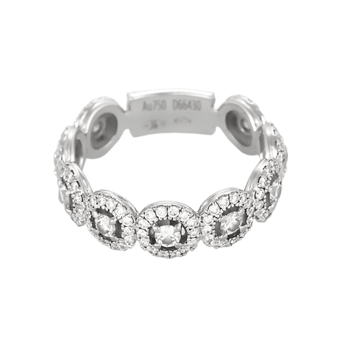 Bague 49 Messika - Joy - Bague en or gris et diamants 58 Facettes DV13879-5