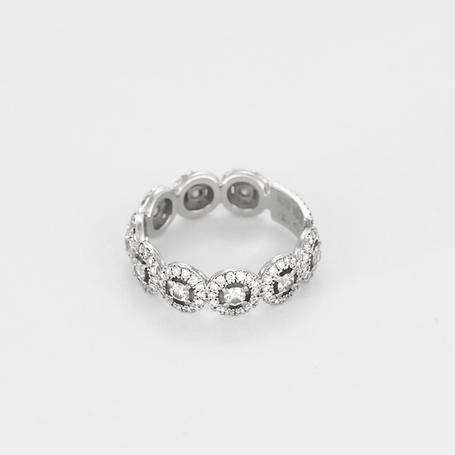 Bague 49 Messika - Joy - Bague en or gris et diamants 58 Facettes DV13879-5