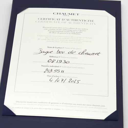 CHAUMET - Bee My Love - Wedding band in gold or grey