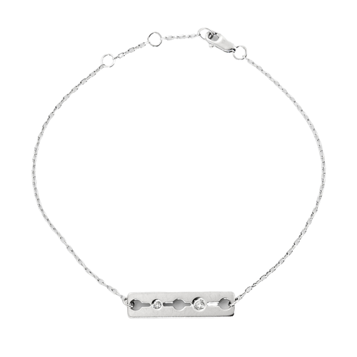 DINH VAN - Pulse - Armbånd i hvitt gull og diamanter