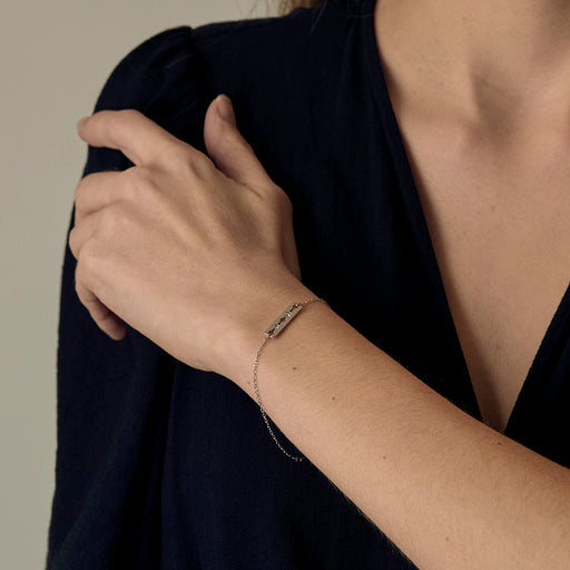 DINH VAN - Pulse - Bracelet in white gold and diamonds