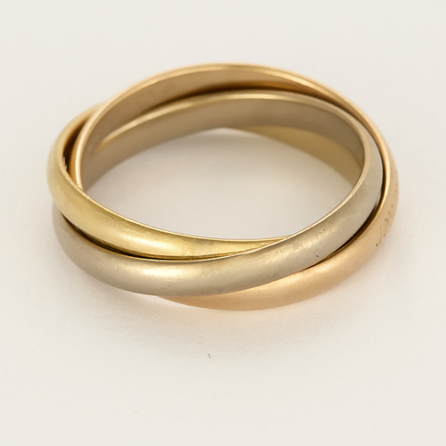 Cartier - Trinity - Pequeno modelo - Anel três ouros
