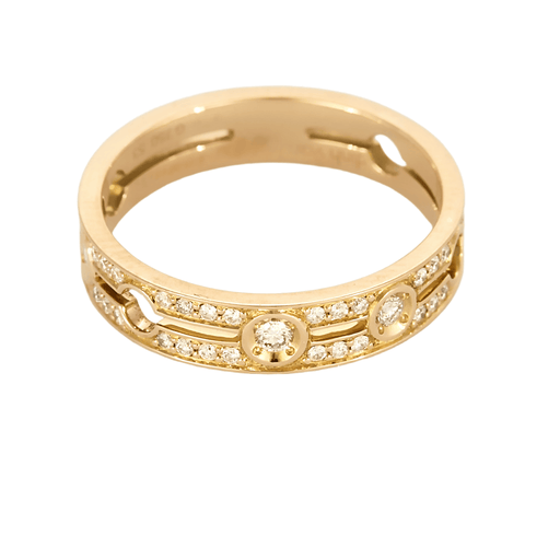 Dinh Van - Pulse -PM - Ring in rose gold and diamonds