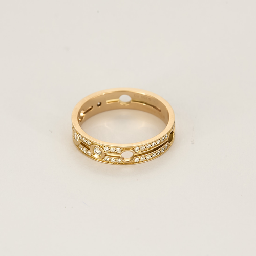 Dinh Van - Pulse -PM - Ring i roségull og diamanter