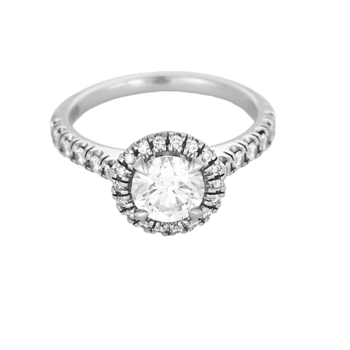 CARTIER - Destinée - Bague en platine et diamants