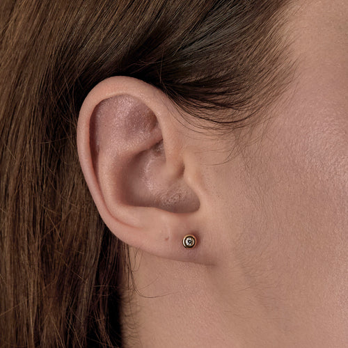 Tiffany & Co - Náušnice z růžového zlata a diamantů