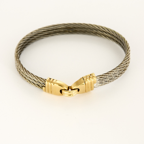 FRED - Force 10 Vintage - Gold and steel bracelet