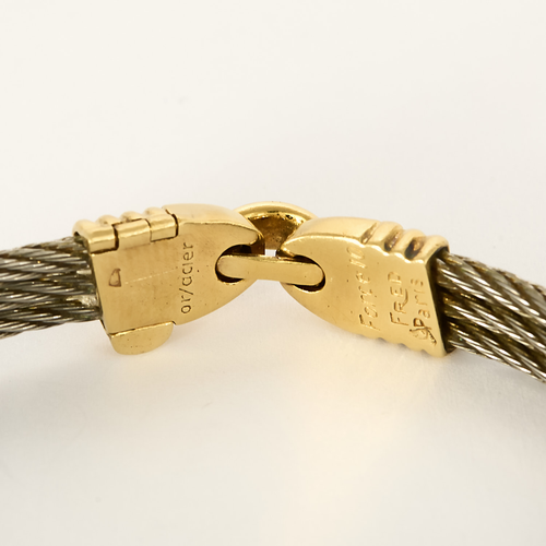FRED - Force 10 Vintage - Gold and steel bracelet