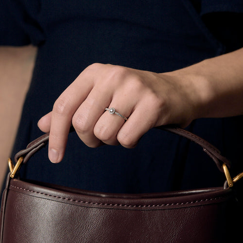 Messika - Joy XS - White gold and diamond ring