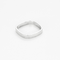 62 DINH VAN - Alliance carrée en or blanc 58 Facettes DV26290-1-62-2