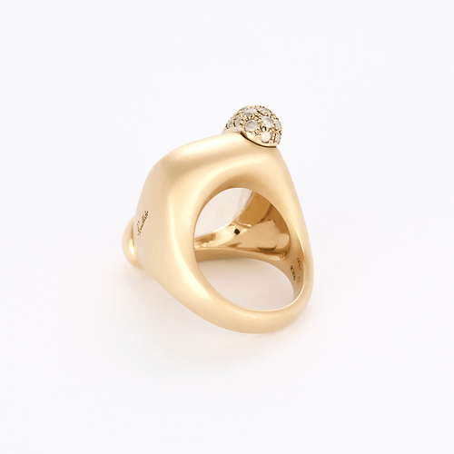 Pomellato - Ritratto - Ring i roséguld, rosenkvarts och diamanter