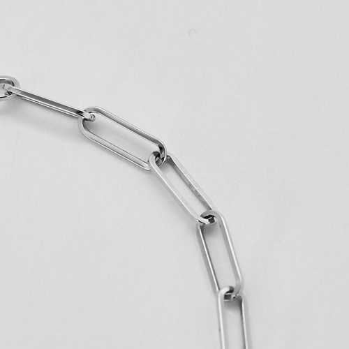 DINH VAN - R10 handcuff necklace in white gold