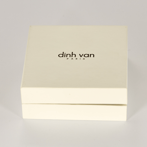 DINH VAN - R10 handcuff necklace in white gold