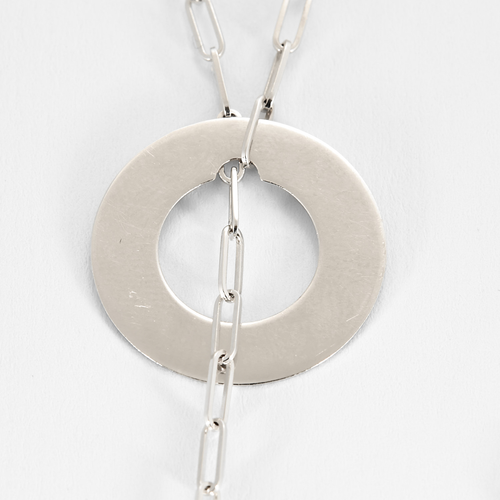 DINH VAN - Mål - Slarvig halsband i vitt guld