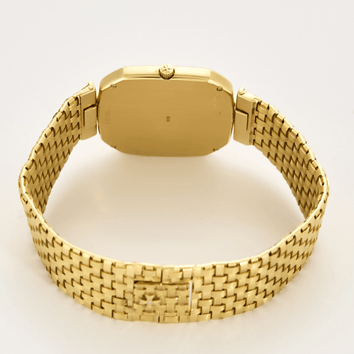 Vacheron Constantin - Yellow gold watch with a square case with cut corners and quartz movement