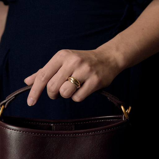 CARTIER - Trinity - Classic - Three-band ring in three colors of gold