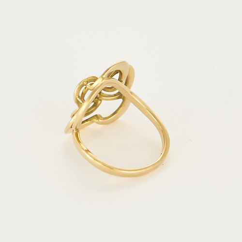 CHANEL - Camélia Thread - Yellow gold ring