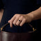 Bague Solitaire en or jaune, saphir et diamants