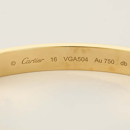 CARTIER - LOVE modèle Classique- Bracelet en or jaune