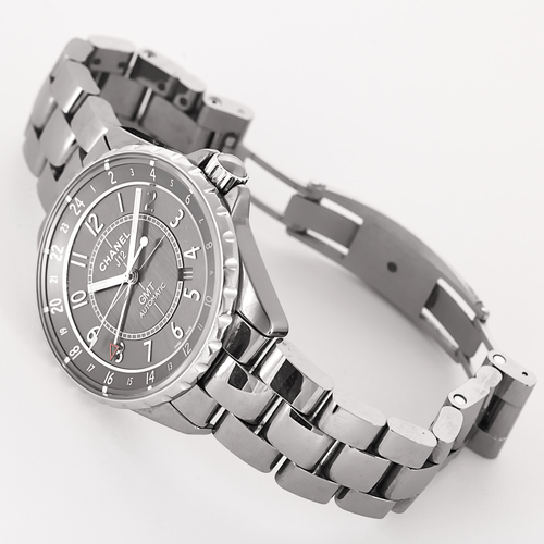 Montre CHANEL - J12 - Chromatic - Montre en acier à boitier rond et à mouvement automatique 58 Facettes DV0370-5