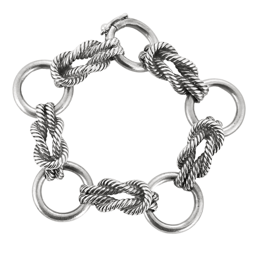 Hermès Audierne - Bracelet in silver. Vintage