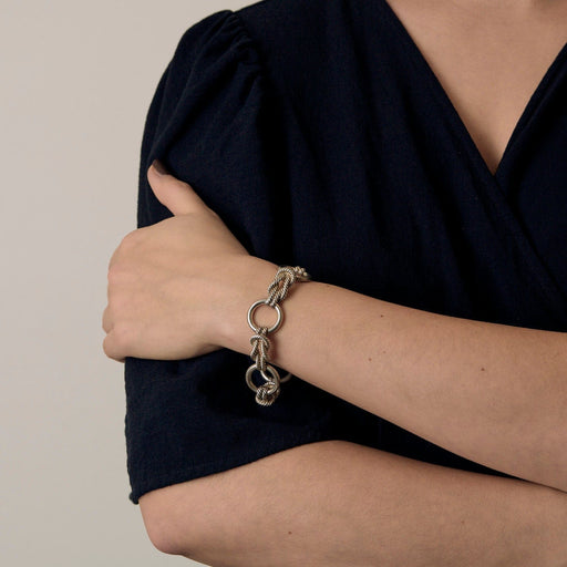 Hermès Audierne - Bracelet in silver. Vintage